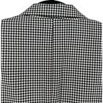 Rachel Zoe Rachel Zoe 2-Button Gingham Blazer Black White Size 8 Career Classic Preppy Photo 5