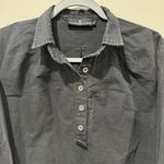 Pomander Place by Tuckernuck Black Polly Dress sz Medium Boxy Shift Mini Photo 1