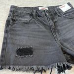 Wrangler NWT  Women's Vintage Shorts Mid-Rise 2/26 Black Wash Frayed Hem Beach 4" Photo 1