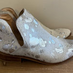 Kaanas Anthropologie  Animal Print Calf Hair Cutout Ankle Boots Size (37) 7 Photo 0