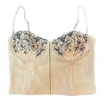 White Fox Boutique White Fox Unforgettable Lace Mesh Bustier Corset Top Large Photo 1