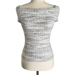 EXPRESS ONE ELEVEN Marble Off Shoulder Ribbed Top Size Small Casual Fitted Cute Photo 1