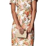 Stella McCartney  Ridley Sheath Dress Kate Middleton Silk Short Sleeve Floral 2 Photo 0