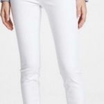Mother Denim The Looker Crop Jeans in Mirror Mirror White Size 25 Photo 0