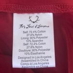 For Love & Lemons Red Floral High Neck Lace Asymmetrical Sleeveless Mini Dress S Photo 4