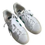 VEJA  Canvas Sneakers White Green Size 6 Photo 1