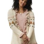 Matilda Jane NEW Just Imagine Jacie Open Front Cardigan Sweater Women’s Large Photo 0