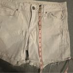 American Eagle  Outfitters Women's White Denim Shorts size 12 Photo 6
