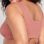 Waffle Knit Bralette Pink Size M Photo 2