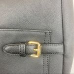 Tommy Hilfiger  Black & Gold Zip Top Shoulder Handbag Bag Photo 6
