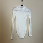Free People Intimately  All You Want Thermal Waffle Bodysuit Ivory Size Small NWT Photo 4