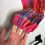 Sanctuary NWT Sunny Madras Colorful Plaid Women's Cropped Top - XS Photo 8