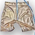 SKIMS  Metallic Champagne Swim Shorts Bottoms Women’s Size Large NWT RARE Photo 7
