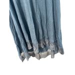 Chloe K Women's Sleeveless Dress Blue Lace Trim Casual Summer Tank Top Photo 1