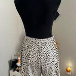 Streetwear Society Women's Leopard Print Beige Flare Shorts Size Medium Photo 1