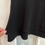 DD Collection Silk Black Ruffle Hem Midi Skirt Work Career Cocktail Size 14 Photo 1