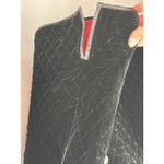 French Laundry Women’s  Black Velvety Quilted Coat Size 1X Photo 6