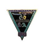Vintage US Olympic Festival Pin label hat pie Gold Patron Gymnastics GTE Triangl Photo 0