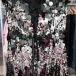 Boutique Black And Silver Sequin Prom Dress  Photo 3