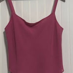 Vintage Ursula of Switzerland Pink Layered Tank Top 12 Coquette Handkerchief Hem Size L Photo 0