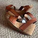 blowfish Brown Sandals with Crisscross Straps Photo 6
