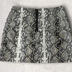 AQUA Snake Print Skirt Photo 1