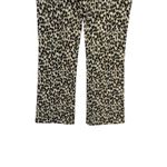 Tuckernuck Leopard Ashford Pants Cropped Kick Hem Cream Brown Tan Size Small Photo 4