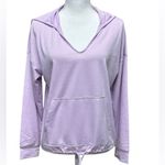 Gibsonlook Women's French Terry Bottom Tie Hoodie Cloud Purple Pink Size M NWT Size M Photo 1