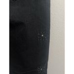 Zadig & Voltaire Brockenbow Zadig Voltaire Ritz Jeans Embellished Floral Black Distressed Size 26 Photo 7