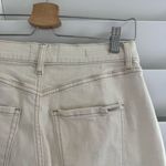 White House | Black Market WHBM Extra High Rise Barrel Jeans in Natural Cream Size 4 Photo 9