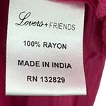 Lovers + Friends  Grommie Maxi Dress Bright Pink Size Small Beachy Boho Photo 10