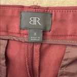 Banana Republic  Wool Leather Burgundy Pants Size: 8 Photo 3