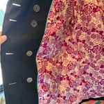 Volcom  Women's Black Blazer with Floral Lining XL Photo 8