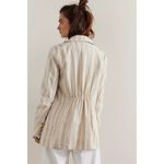 Free People  Fern Blazer in Dusty Beige Size Large Photo 2