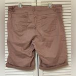 Buffalo David Bitton  Dusty Rose Samuella Mid Rise Bermuda Shorts Size 14/34 VGUC Photo 1