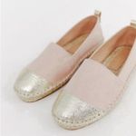 ASOS Light Pink Gold Espadrilles Photo 1