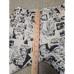 Reformation Newsprint Comic Jeans 26 White Black Denim Straight Leg HIgh Rise Photo 9