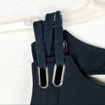 Free People  Classic Black Baby Love Trapeze Lace Straps Swing Dress, Size XS Photo 6