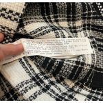 ZARA  Tweed Plaid Faux‎ Leather Pinafore Dress With Pockets Size S Photo 6