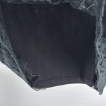 Everly  Black Lace sheath Mini Dress sheer 3/4 sleeves M LBD event party HOCO Photo 7