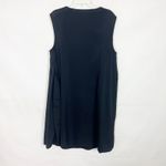 Milla Pullover Black Sleeveless Shift Midi Dress Size Large Photo 5