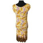 Free People Key To Your Heart Mini Dress Small Women’s Ivory Yellow OB941732. Photo 2