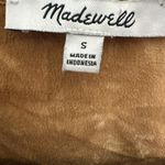 Madewell  Tie-Dye Ruffle Shoulder Pullover Blouse Egyptian Color Gold Small Photo 4