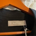 Everlane  The Washable Silk Relaxed Shirt Button Down Black Blouse NWT Size‎ 0 Photo 6