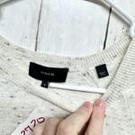 Vince  Sweater Women Size Medium Wool Crewneck Long Sleeve Blouse Cream Preppy Photo 1