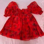 Selkie Strawberry Dress Red Size M Photo 0