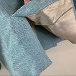 Façonnable Faconnable Sky Blue Wool Blend Herringbone Jacket Photo 5
