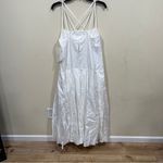 KHAITE NWT   Thea Pleated Maxi Dress $1,480 size 4 white  twill cotton maxi Photo 6