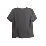 FIGS Womens Size Medium Catarina One Pocket Scrub Top Gray V-Neck Short Sleeve Photo 1
