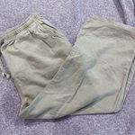 Erika Tan Linen Pants Photo 1